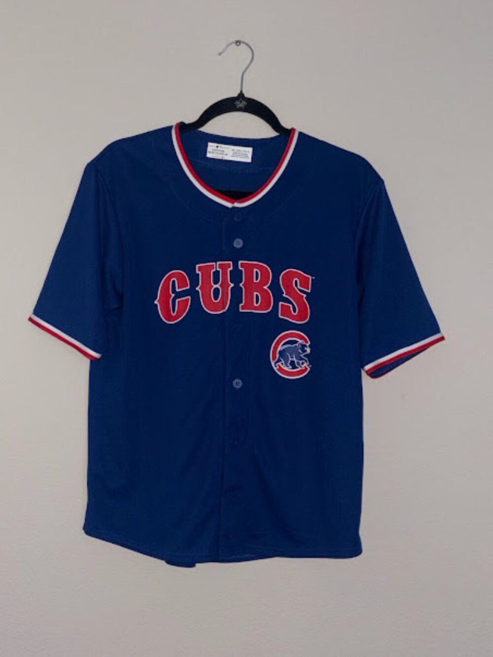 NWT MLB Genuine Merchandise Chicago Cubs Boys Jersey XXL 18 Button Down
